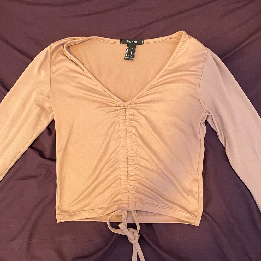 Forever 21 Ruched Longsleeve